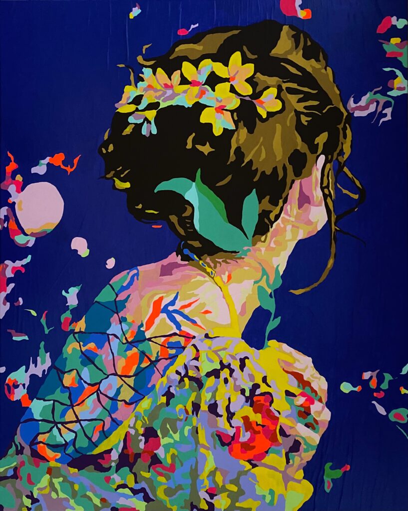 portrait femme de dos